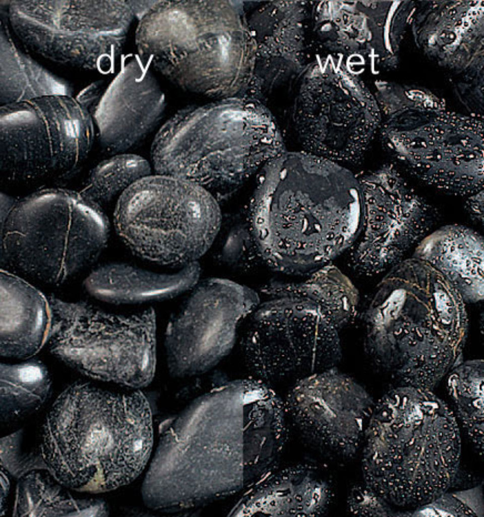 Black Polished Pebbles Stonemarket